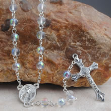 Crystal beads rosary